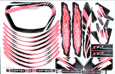 Graphics Kit- PINK Fits Pūr-Speed Electric Balance Bikes With 16